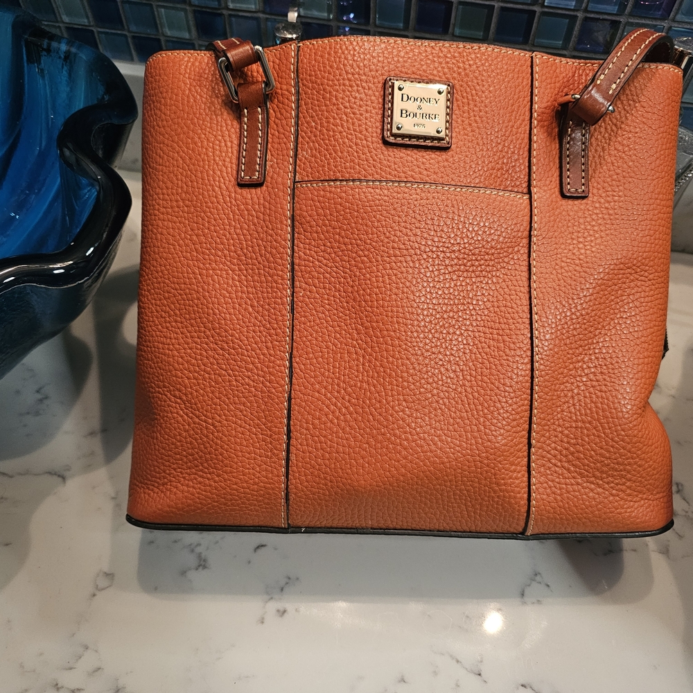 Dooney & Bourke Vibrant Orange Lexington Tote